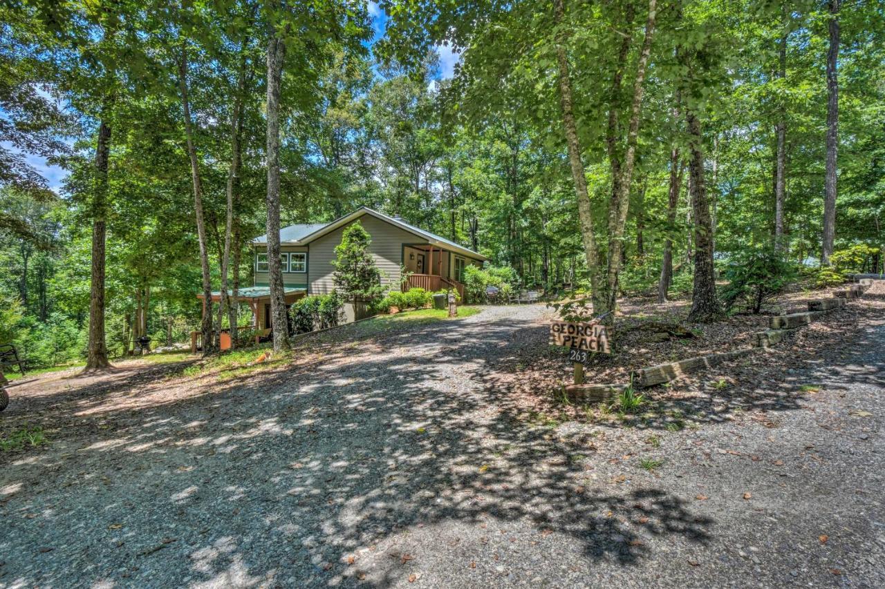 The Georgia Peach Cabin 8 Mi To Dwntn Helen Clarkesville Exterior photo